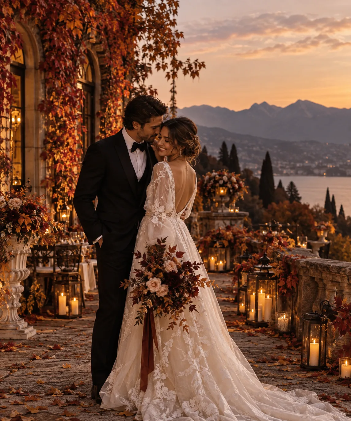 immagine matrimonio autunnale