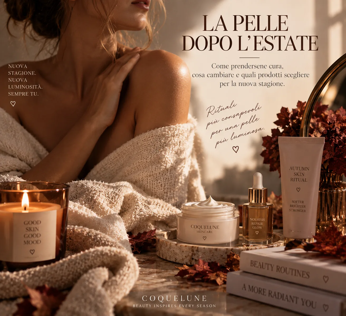 la pelle dopo l'estate
